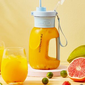 Grande capacité 4 en un presse-agrumes mélangeur broyeur rechargeablemini bouteilles de jus sans fil usb presse-agrumes smoothie mélangeur portable