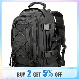 Large Capacity 40L-64L Outdoor Tactical Military Tactics Backpack Travel Hiking Camping Fishing Tool Backpack for Men Women 240110