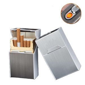 Boîte de cigarette de grande capacité Processus de dessin de fil métallique pour protéger la cigarette USB plus légère