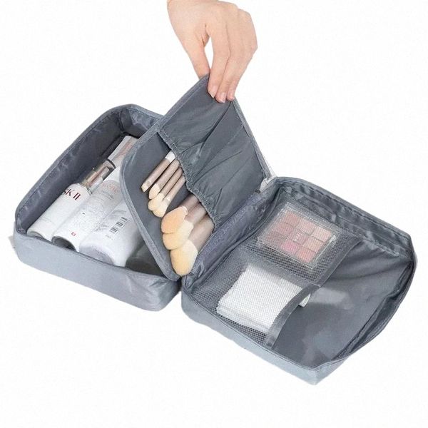 Grande capacité Sac de rangement cosmétique Portable Nettoyant pour le visage Crème pour le visage Pochette Femmes Produits de soins de la peau Organisateur Fournitures de voyage 99xX #