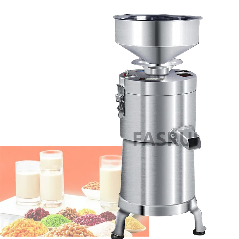 Fabricant de lait de soja commercial de grande capacité raffineur en acier inoxydable domestique séparation de boue de Machine de tofu fraîchement moulu