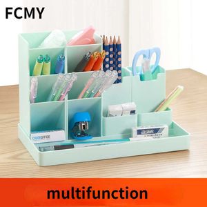 Grande capacité accessoires de bureau mignons porte-stylo boîte de rangement de crayon organiseur de bureau support étui fournitures de papeterie de bureau scolaire