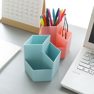 Grote capaciteit Desk Pen Holder Potlood Makeup Opbergdoos Desktop Organizer Stand Case School Office Kantoorbehoeften