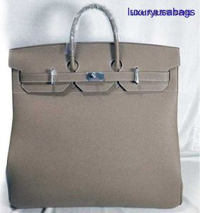 Sacs à bornes de voyage en cuir authentique en cuir bacs sacs à main designer français paris de luxe marque hac 50cm pour hommes sacs de mode yi-hrt1