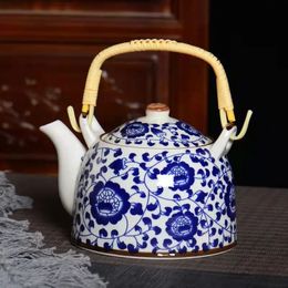 Pot à poutre de levage de type japonais de grande capacité 1000 ml théière chinoise Puer thé bouilloire service à thé et café théières tasse tasse 231225