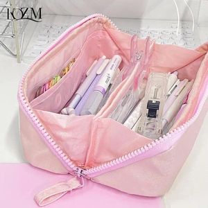 Large Capacity Pencil Bag Aesthetic School Big Pouch Girl Cute Stationery Holder Children Pen Case Students Supplies