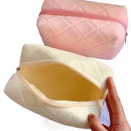 Sac de rangement cosmétique en peluche pour femmes Organisateur de maquillage pour sacs à main