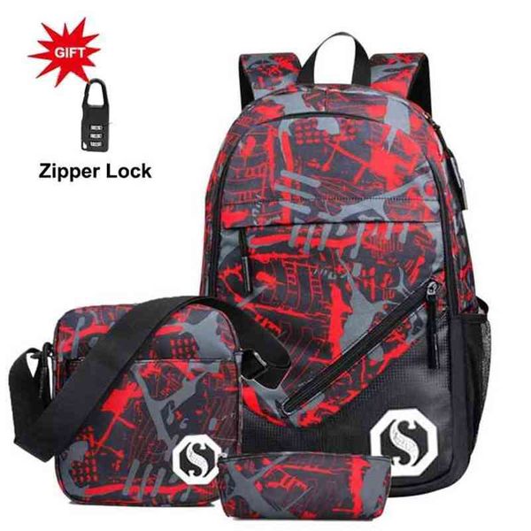 Mochila escolar de gran capacidad, conjunto de mochilas escolares para adolescentes, niñas, niños, estudiantes, libro de viaje, regalos para niños, Mochila 210809