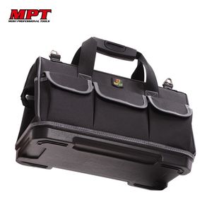 Large Capacity Tool Bag Hardware Organizer Crossbody Belt Men Travel Bags Spanner Toolkit Electrician Carpenter Handbag Backpack Y200324