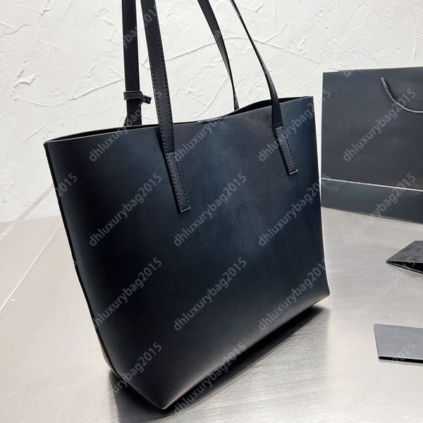 Grande Capacité Sac Fourre-Tout Sacs À Main De Luxe Mode Casual Totes Top Designers Sac À Main Voyage Sacs À Bandoulière En Cuir Vintage Femmes École Plaine Noir En Gros