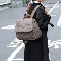 Grande capacité imperméable à l'eau multifonctionnelle chambre coton matelassé 3 pièces ensemble de sac de biberon sac de biberon maman sac à dos 240119