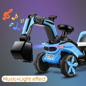 Grote kinderen Digger Model Graafmachine Speelgoed met Musiclight Rit op Speelgoed Kids Peuter Electronic Engineering Truck Kinderen Geschenken