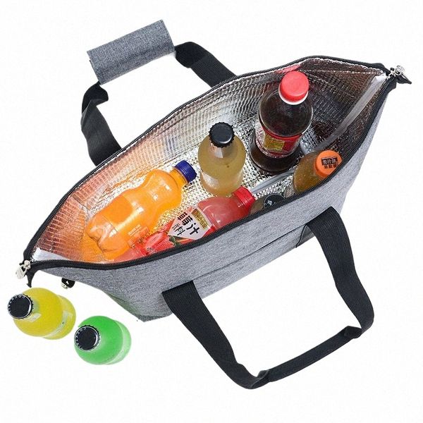 Bolsa de enfriamiento grande Lunde de aislamiento Termal Picnic Beer Beer Barbacoa Barbacoa Cam Comida Fresh Kee Ctainer Artículos de bolso H5yq#