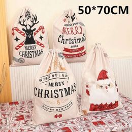 Grote trekkoord kerstdie Decoraties Decoraties Santa Claus Geschenktas Groothandel JN10