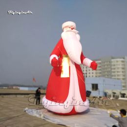 Grote festival opblaasbare kerstman Kerstreplica Air Blow Up Saint Nicholas Ballon voor buitenmas decoratie