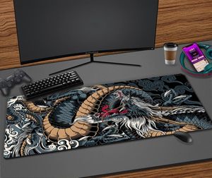 Grand tapis de souris de jeu Dragon chinois accessoires de jeu impression HD clavier d'ordinateur de bureau tapis de souris XXL PC Gamer ordinateur de bureau Mat5369681