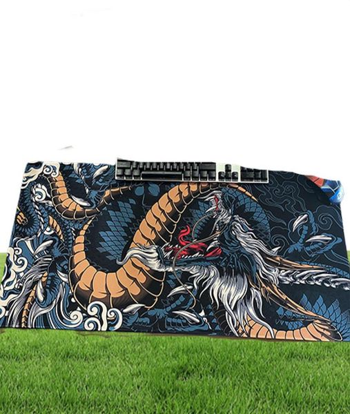 Grand jeu Mouse Pad Chinese Dragon Gaming Accessoires HD Print Office Office Office Keyboard Mousepad xxl PC Gamer ordinateur ordinateur portable MAT5137572
