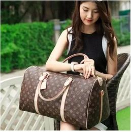 M41414/M41418 54 cm sac Keepall bagages sacs à main en cuir Pu mode femmes sacs de voyage hommes sac polochon femme grande capacité sac à main de sport