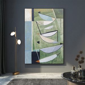 Grande geometrica moderna pittura a olio astratta 100% dipinto a mano moda nuovo design tela arte decorazione della parete della casa immagini per soggiorno A 608