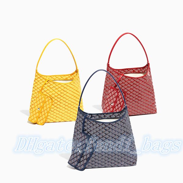 Grand sac fourre-tout de travail Boheme Hobo Shopping Sac à main de voyage pour homme et femme GM CrossBody Designer de luxe Cuir véritable Fermeture à glissière à l'épaule Fermeture de la ville Sacs de week-end