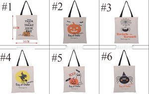 Grand sac en toile d'Halloween, sac en tissu réutilisable pour des bonbons ou des friandises d'Halloween, sacs cadeaux