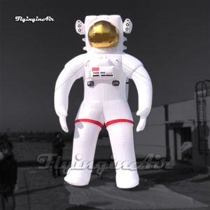 Grand ballon gonflable de voyageur spatial d'astronaute 6m modèle d'astronaute d'explosion d'air blanc pour la décoration d'étape de Concert