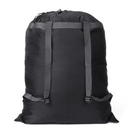 Grand sac à linge sac à dos de lavage en Polyester robuste pour école Camping école Camping grand sac à linge gass