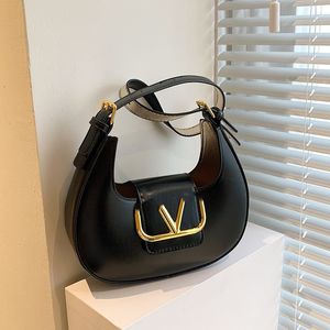 Grand sac fourre-tout de styliste en cuir noir pour femmes, sac à bandoulière de luxe, portefeuille sous les bras, sacs à main d'extérieur, 7 styles