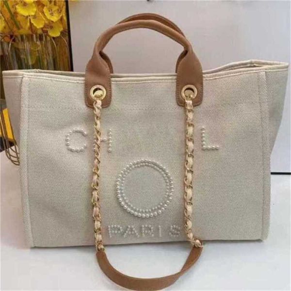 Grand Luxe Femmes Petit Classique Main Femme Sacs Toile Mode Sac De Plage Capacité Fourre-Tout Sacs À Main Chaîne Packs Grand Sac À Main Bandoulière 60% Vente De Sortie D'usine Dfzx