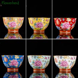 Grote master beker keramische theekop cloisonne email thee teaware kung fu thee thee set cup thee bowl huiswerk Chinese stijl theekop