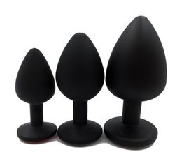 Grand moyen petit 3pcslot silicone plug anal plug anal dilatateur anal jouets érotiques jouets sexuels pour adultes pour hommes et femmes jouets sexuels gay5495465