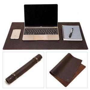 Grand coussin de souris Big One Slip Bureau imperméable PU Cuir Table Protector Gaming Mat pour Game Office Work 220627