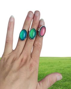 Grand anneau d'ambiance en cristal ovale bijoux de haute qualité en acier inoxydable en acier inoxydable anneau réglable 298m6210006