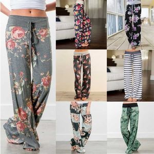 Grande taille Palazzo Joggers Pantalons pour femmes Sports féminins pour femmes Pantalons Pantalons larges Pantalons de survêtement taille haute Baggy 211115