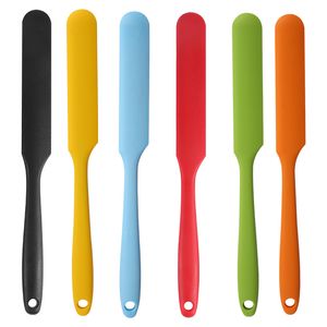 Grand pot en silicone spatules résistant à la chaleur gâteau crème beurre de cacahuète spatules mélange pâte grattoir antiadhésif pain spatule caoutchouc cuisine pot mélangeurs 122389