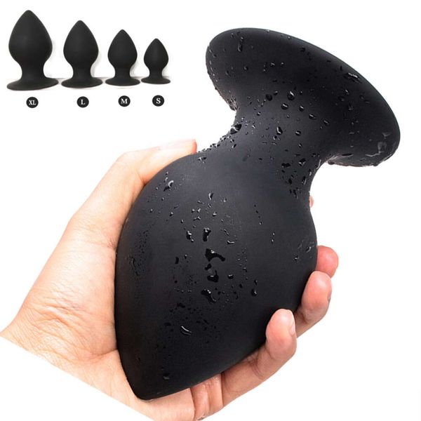 Grande succursale en silicone pour la stimulation anale de stimulation Masseur de cul sexy toys masturbator dilator expander futplug