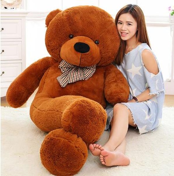 Tamaño grande 60 cm 80 cm 100 cm 120 cm oso de peluche de peluche de juguete gran abrazo oso niños muñeca amantes/regalos de navidad regalo de cumpleaños