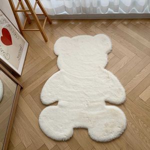 Grote maat Beer RUG Super Zachte Tapijt Vloer Matten Indoor Moderne Woonkamer Slaapkamer RUG Antislip Big Size Mat Pluche Tapijten 210928