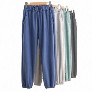 Pantalon de pyjama en molleton chaud de grande taille pour hommes Casual Slee Pyjama Pantalon Lâche Épaissir Hiver Homme Vêtements de nuit Pantal Pijama Hombre v7ab #