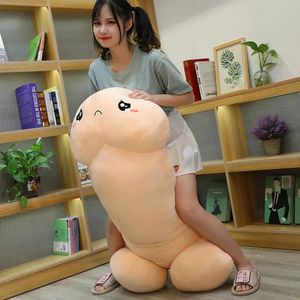 Grande taille pénis magique en peluche douce simulation garçon Dick en peluche vraie vie oreiller de pénis sexy câlin oreiller petite amie cadeau 240124