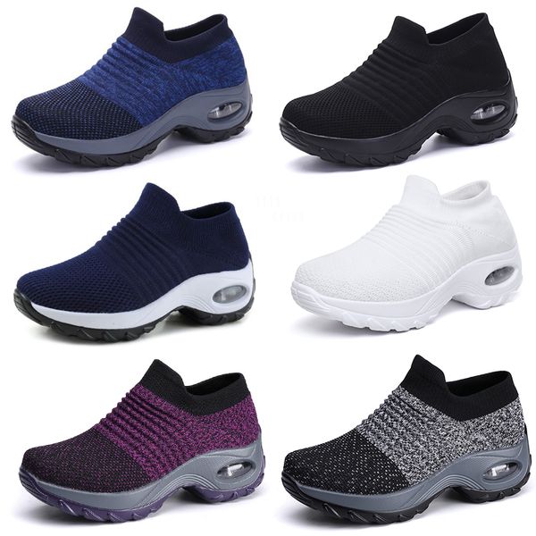 Zapatos de gran tamaño para hombres y mujeres, zapatos deportivos tejidos voladores con cojines, zapatos con capucha, zapatos mecedores de moda, zapatos casuales GAI, calcetines, zapatos 35-43 32 tendencias tendencias