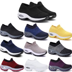 Grande taille hommes femmes chaussures coussiné volant tissé chaussures de sport couvre-pieds commerce extérieur chaussures décontractées GAI chaussettes chaussures à la mode polyvalent 35-44 63 XJXJ