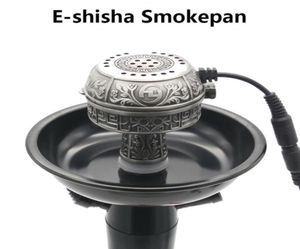 Grote Maat Multifunctionele Metalen EShisha Rookpan Elektronische Tabak Kom Keramische Houtskool Voor Waterpijp Sheesha Chicha Narguile ac4754971