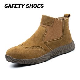 Zapatillas de seguridad para hombres de gran tamaño trabajos zapatillas de diseño casual de diseño