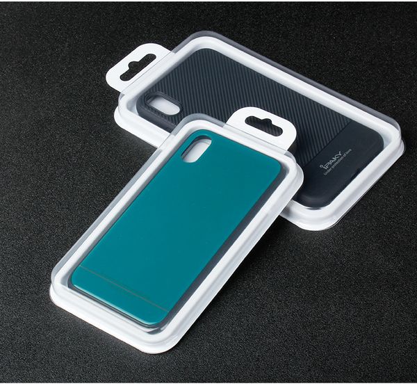 Boîte d'emballage de grande taille pour iPhone 8 Plus Xs Max, étui de téléphone en plastique PVC transparent pour iPhone Xs Xr, livraison gratuite