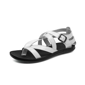 Grote maat Romeinse sandalen Engelse casual uitgeholde strandschoenen sandalen clip sandalen outdoor steltlopers