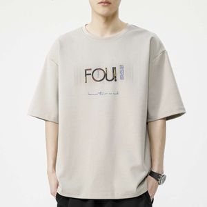 T-shirt de grande taille pour hommes avec base de couleur unie, t-shirt blanc robuste à manches courtes avec couche intérieure supérieure, commerce extérieur transfrontalier à demi-manches pour hommes