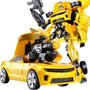 Grote grootte Transformatie Robots Auto Toys Vervormd Model Anime Classic Action Figure Boy Gift