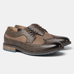 Grande taille US7-13 hommes habille des chaussures Business Oxfords décontractées pour l'homme Formal de créateurs pour hommes doux pour hommes non glissants.