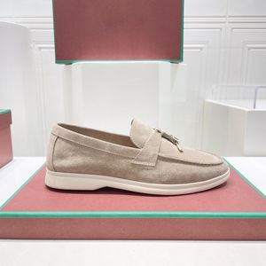 Grote maat damesschoenen Britse L P loafers Lente en herfst slijpleren retro bonenschoenen Herenschoenen Damesschoenen paar schoenen high sense schoenen maten 35-45 + doos